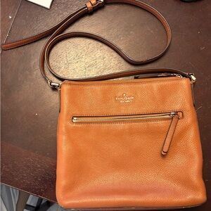 Kate Spade camel Leather Crossbody
